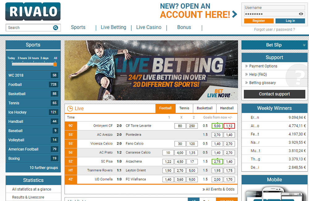 world top betting sites